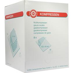 MULLKOMPRESSEN 10X10CM 32F