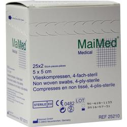 VLIESKOMPRESSEN 5X5 STERIL