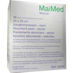 SAUGKOMPRESSEN 20X20 STERI
