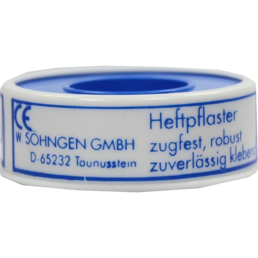 Eine blaue Rolle medizinisches Heftpflaster mit Aufschrift und Kontaktadresse.