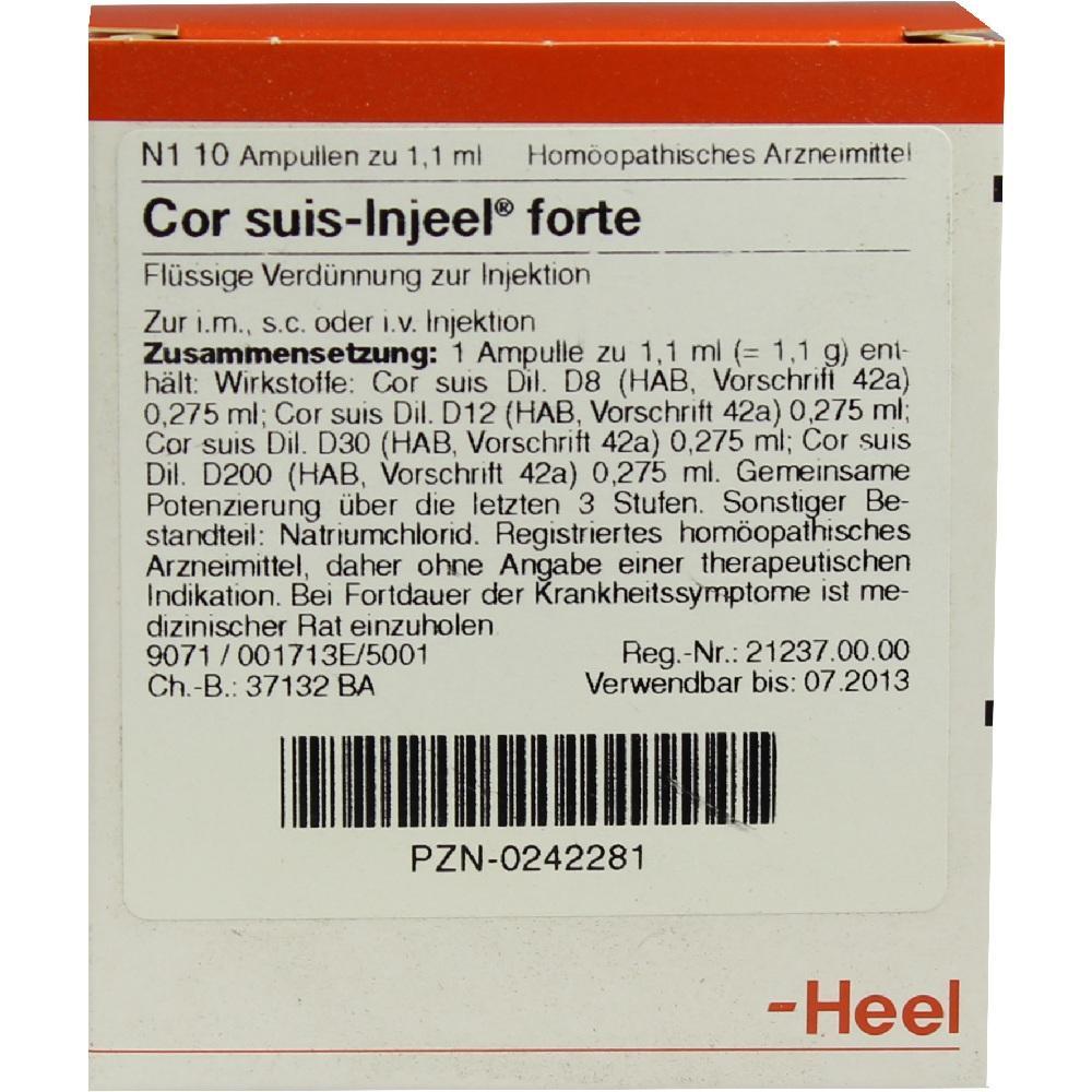 Verpackung einer homöopathischen Arznei mit Zusammensetzung und Verfallsdatum.