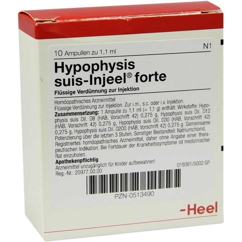 Eine Packung mit homöopathischen Injektions-Ampullen.