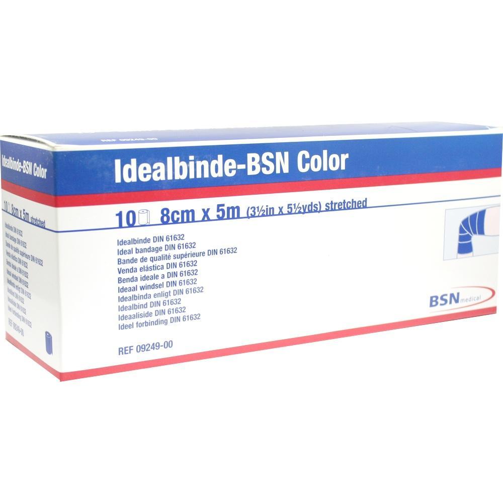 Weiße Verpackung mit der Aufschrift "Idealbinde-BSN Color".