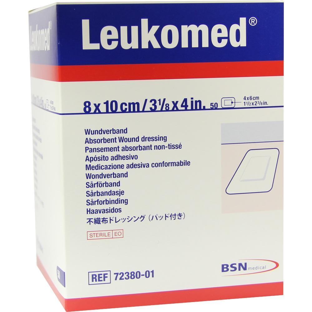 Eine Packung mit Wunderverbänden von der Marke Leukomed.