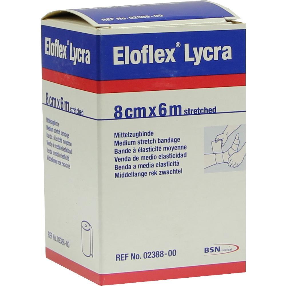 Eine Packung mit einer elastischen Bandage von 8 cm x 6 m.