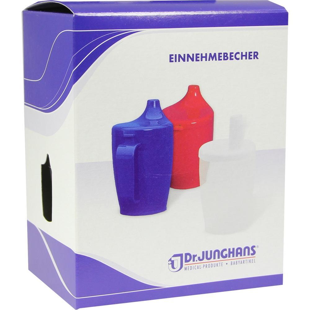 Auf der Verpackung sind bunte Trinkbecher mit Schnabel abgebildet.