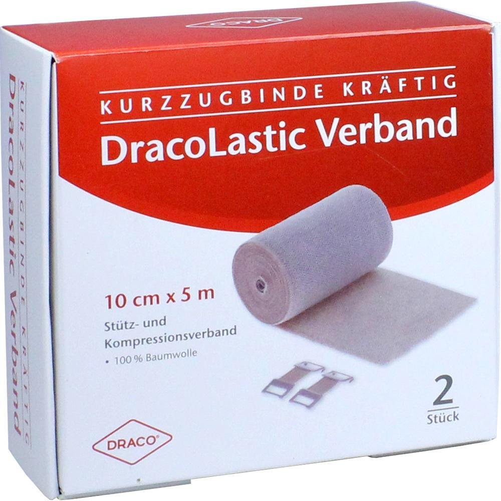 Eine Verpackung mit einer elastischen Binde für Wundverbände.