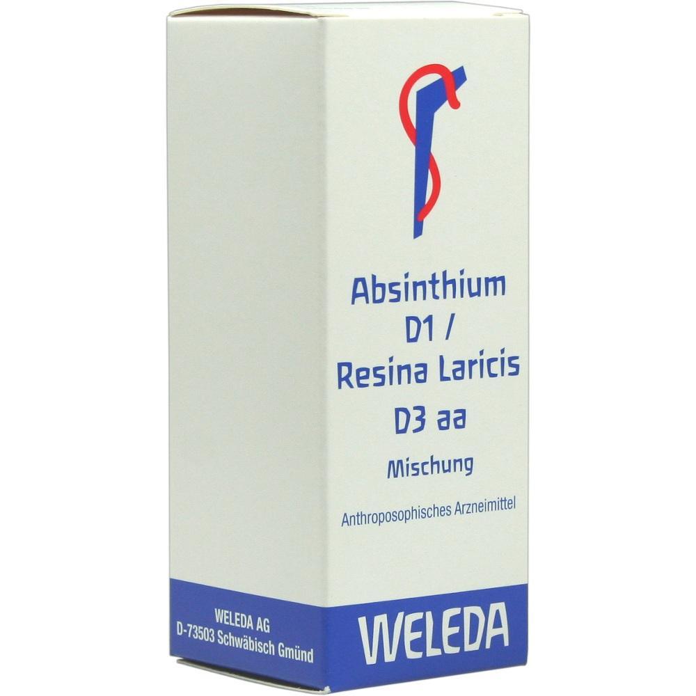 Weiße Verpackung von Weleda mit blau-rotem Logo und Text auf der Vorderseite.