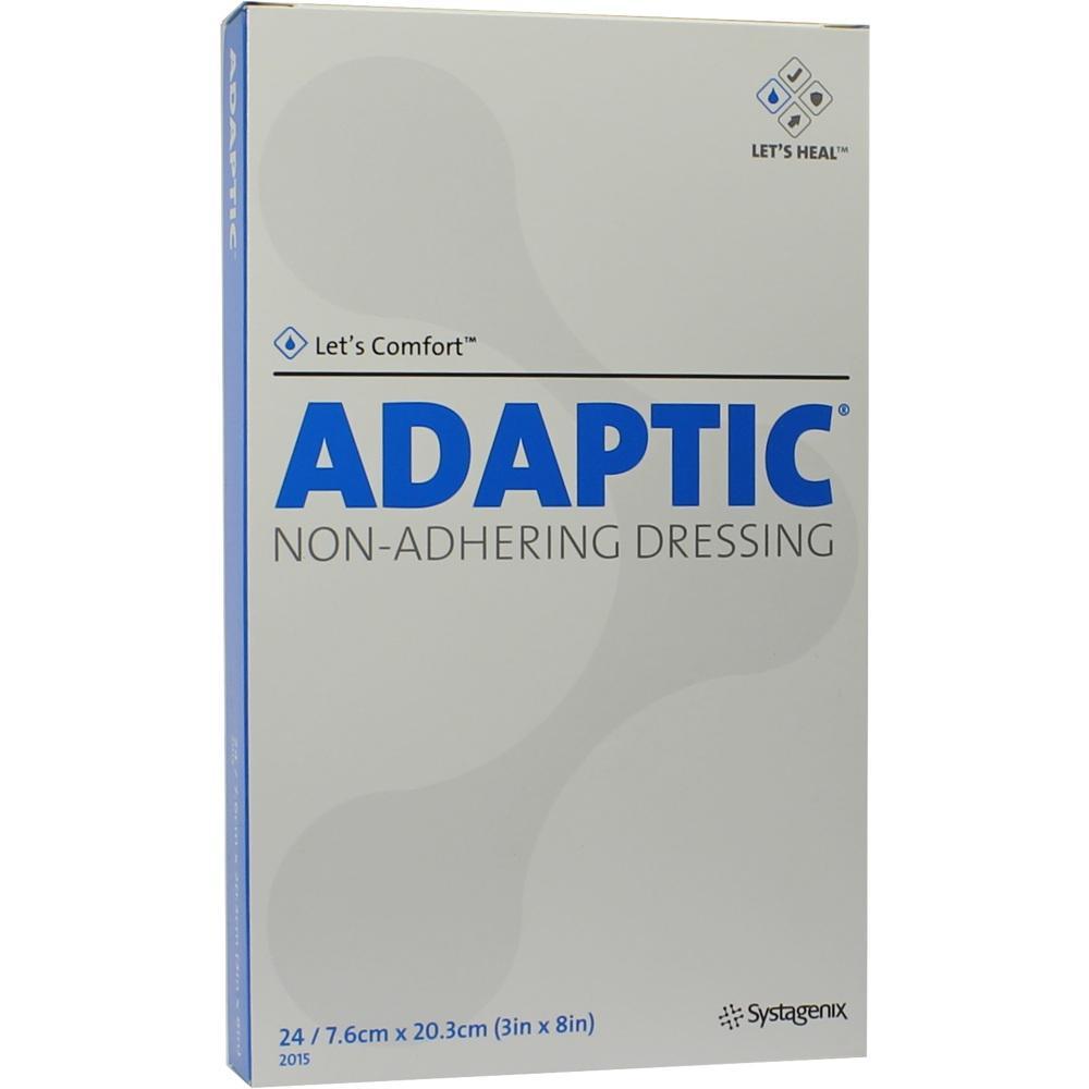 Verpackung eines nicht-klebenden Wundverbandes namens Adaptic.