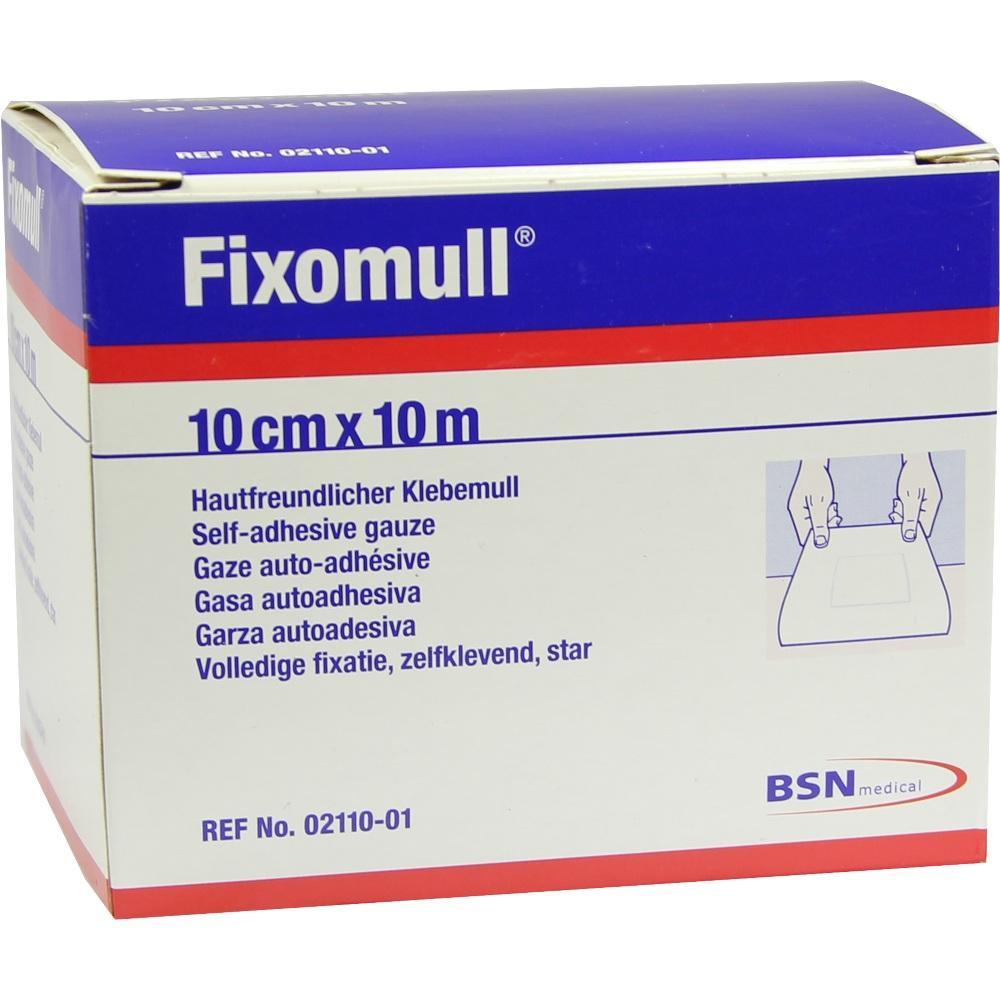 Eine Packung mit selbstklebendem Verband, 10 cm breit und 10 m lang.