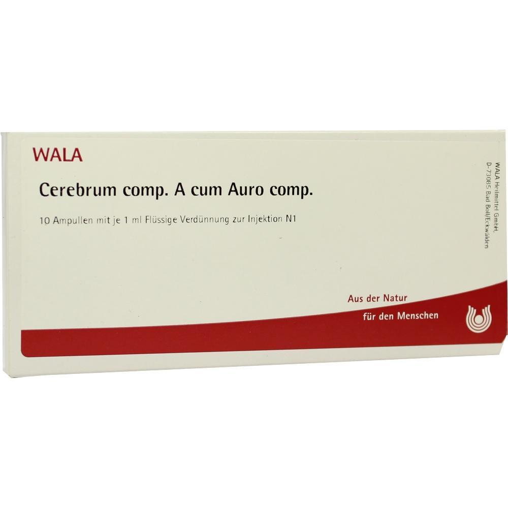 Packung mit 10 Ampullen eines flüssigen Medikaments zur Injektion.