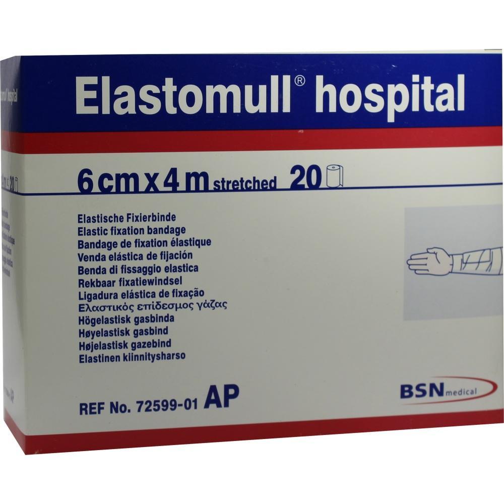 Eine Packung mit elastischen Fixierbinden für medizinische Zwecke.