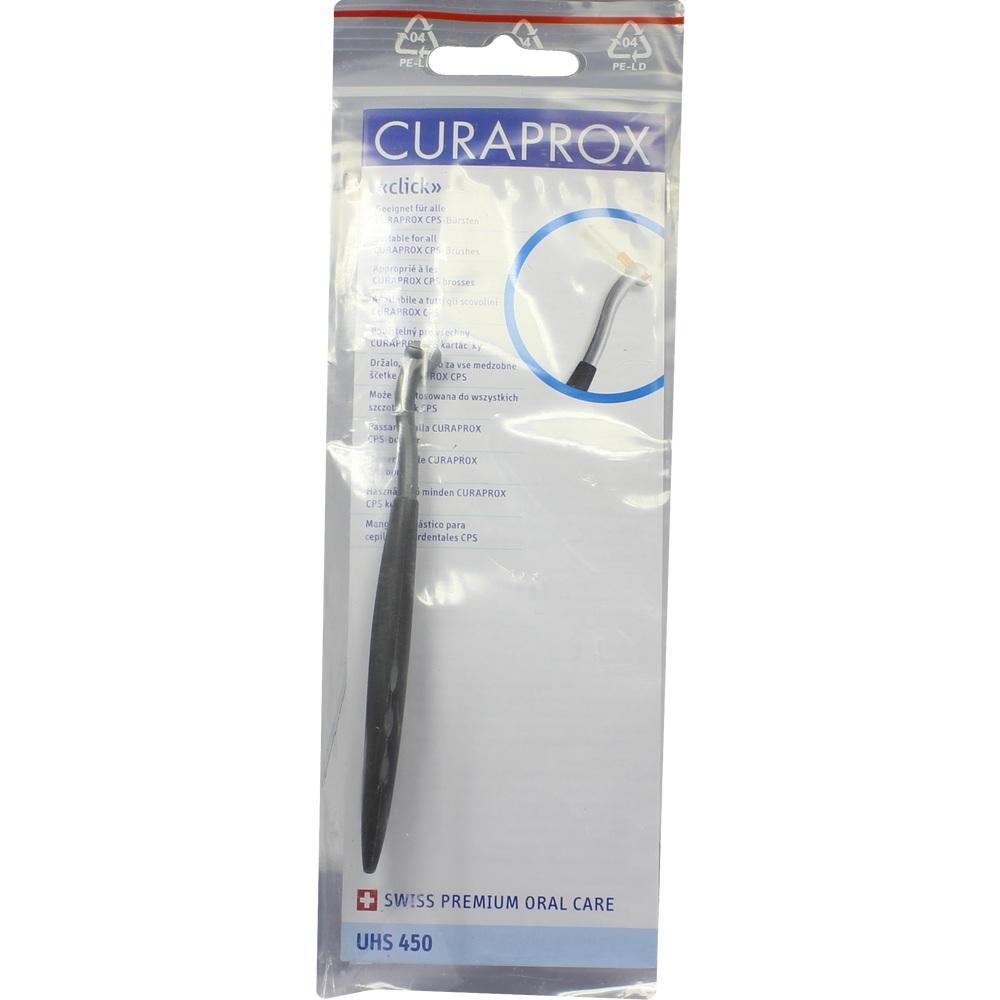 Verpackung mit Zahnpflege-Zubeh&ouml;r der Marke Curaprox.