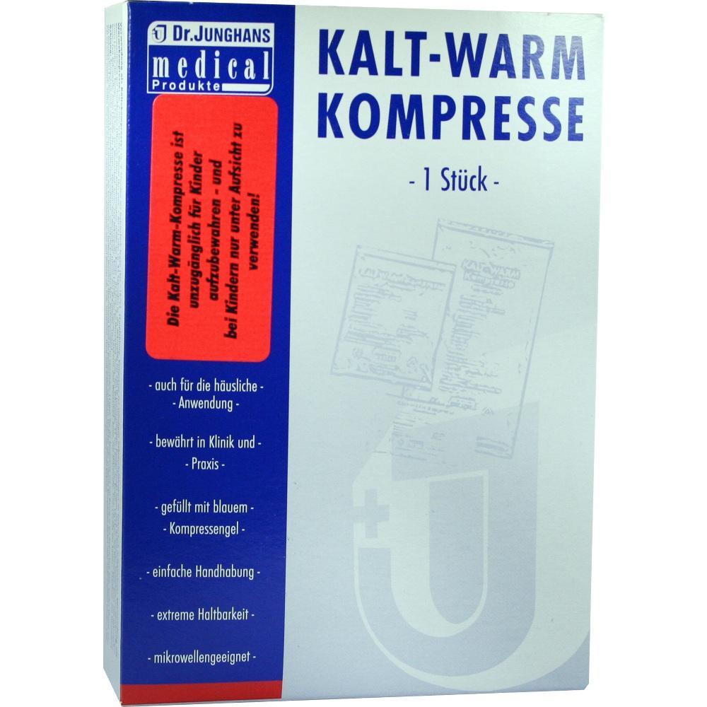 Verpackung einer Kalt-Warm-Kompresse von Dr. Junghans für vielseitige Anwendungen.
