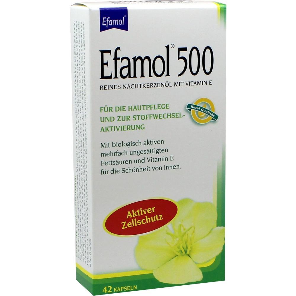 Verpackung mit Nachtkerzen&ouml;l-Kapseln f&uuml;r Hautpflege und Stoffwechsel.