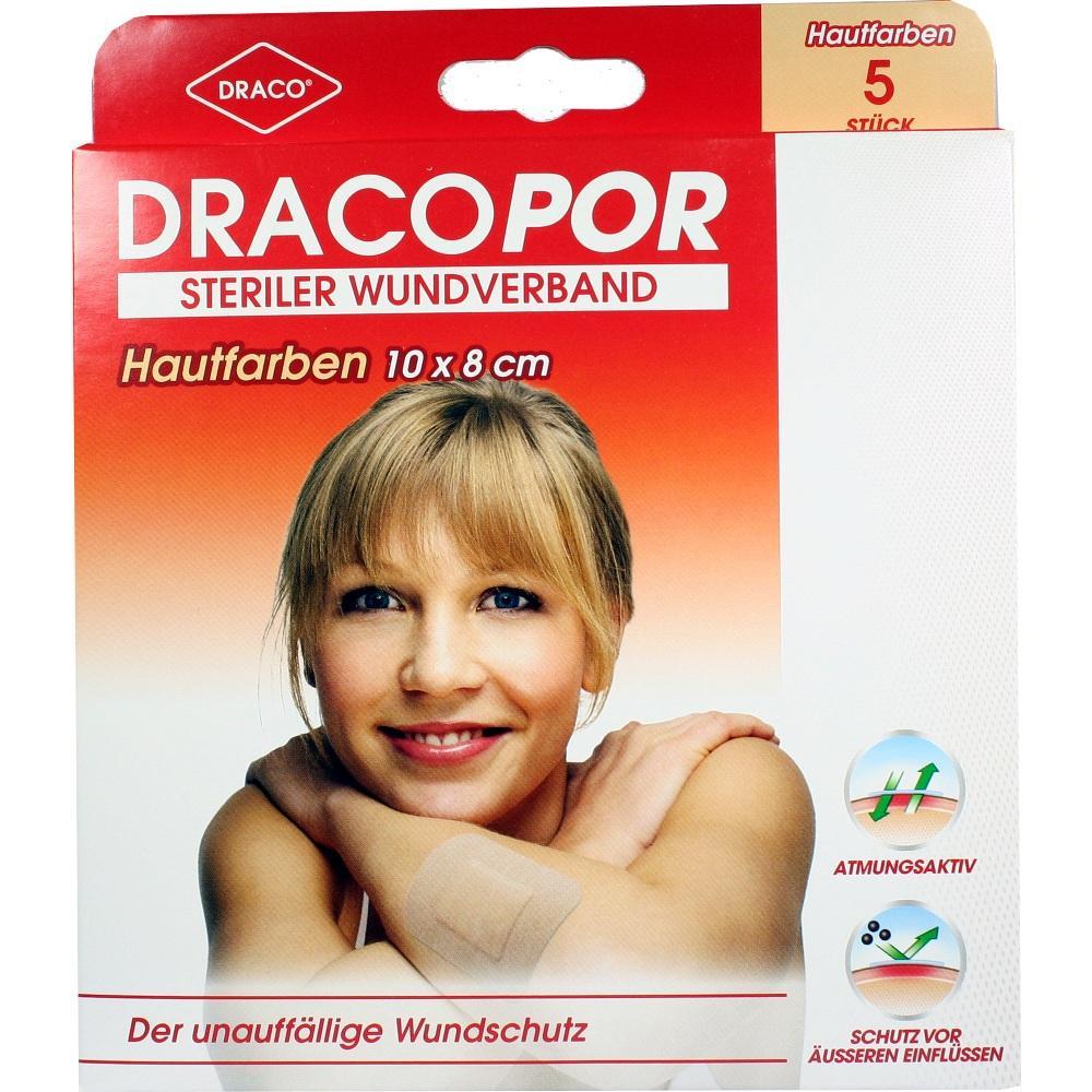Verpackung von hautfarbenen Pflastern mit einer lächelnden Frau auf dem Bild.