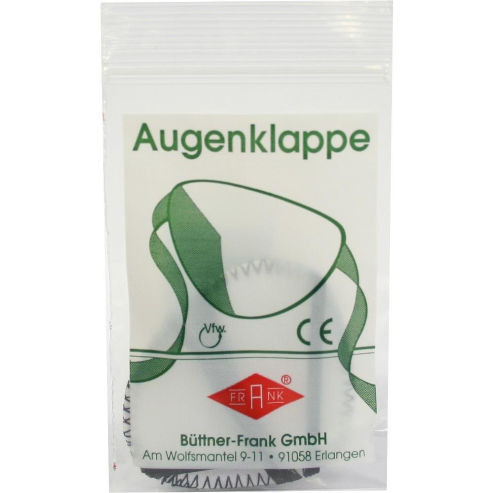 Verpackung mit einer Augenklappe der Firma Büttner-Frank GmbH.