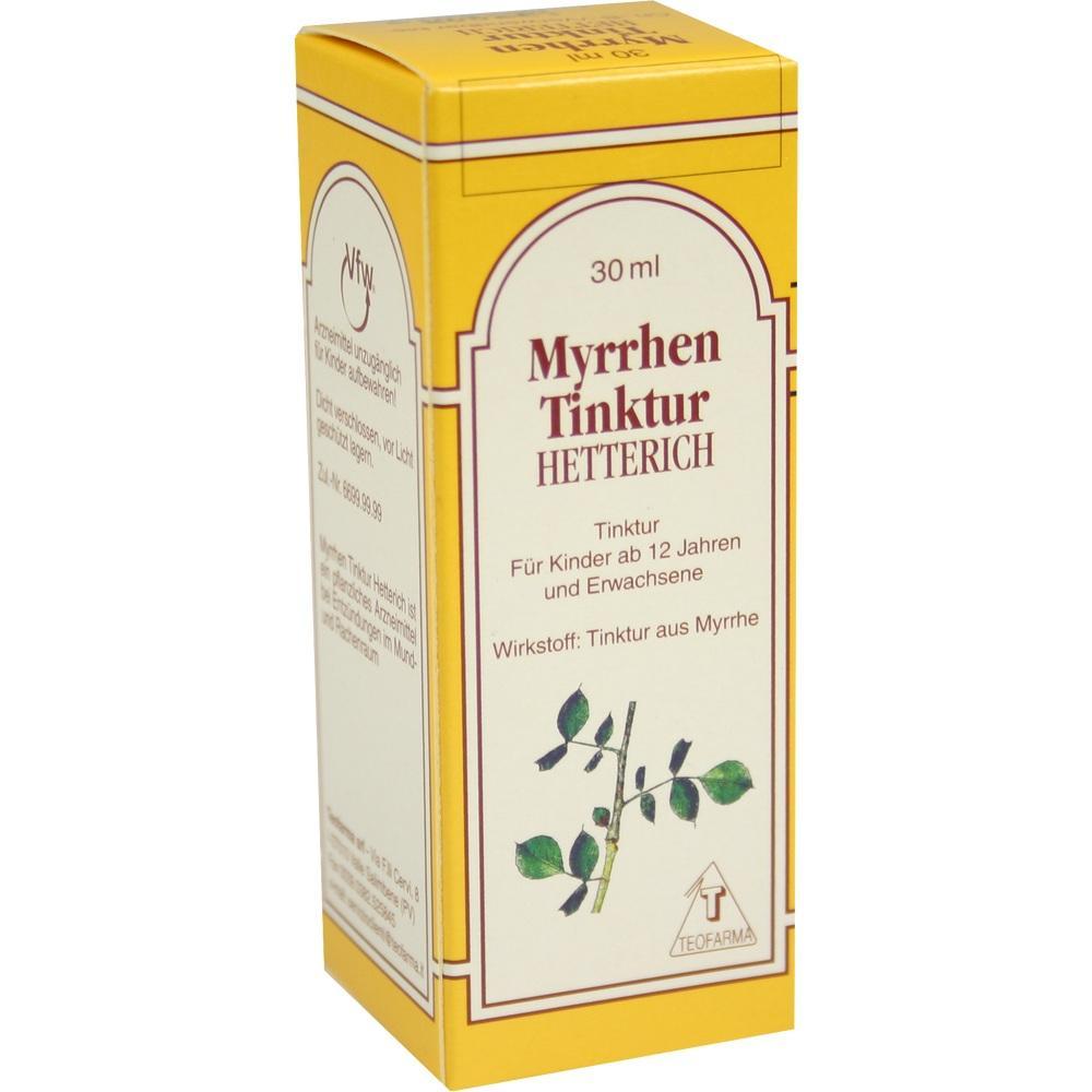 Gelbe Schachtel mit Myrrhen-Tinktur f&uuml;r Kinder ab 12 Jahren und Erwachsene.