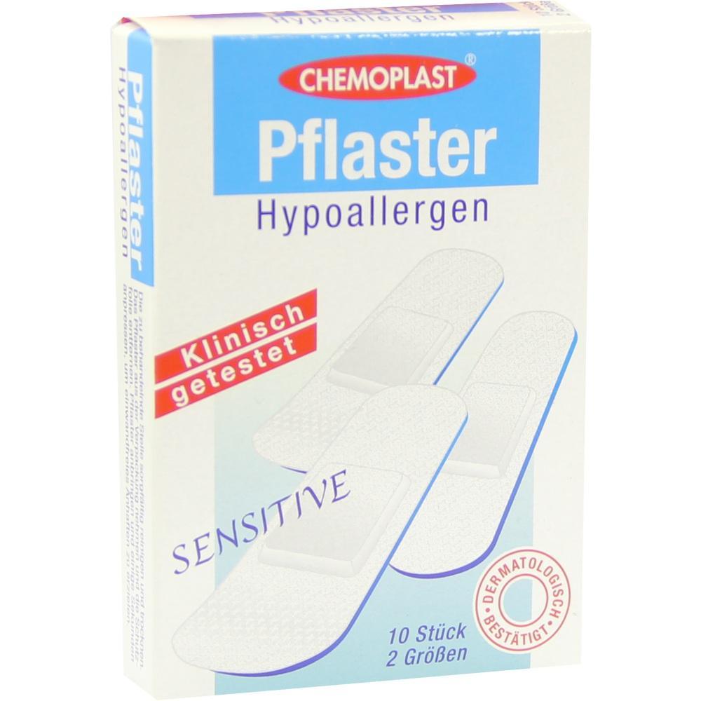 Eine Packung hypoallergene Pflaster, klinisch getestet.