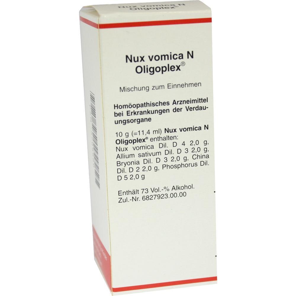Eine Schachtel eines homöopathischen Mittels, das zur Verdauungsunterstützung dient.