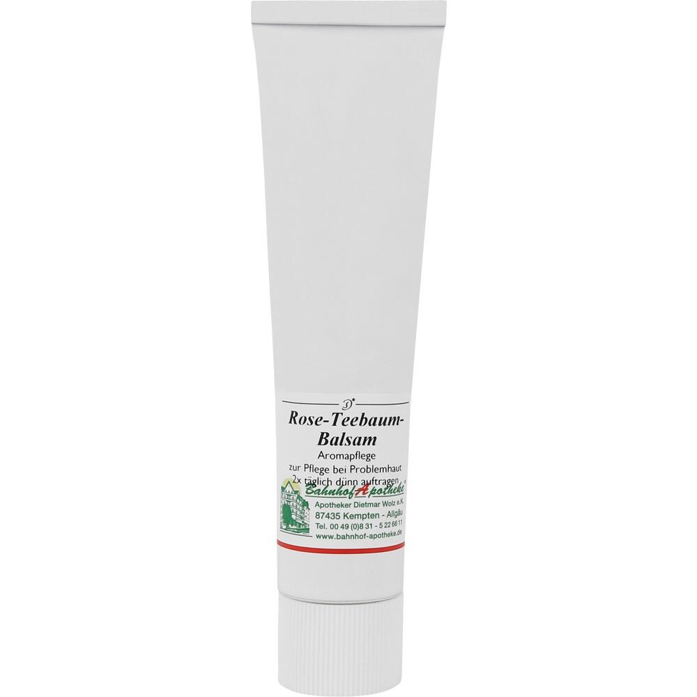 Eine weiße Tube mit rotem Apothekenzeichen darauf.