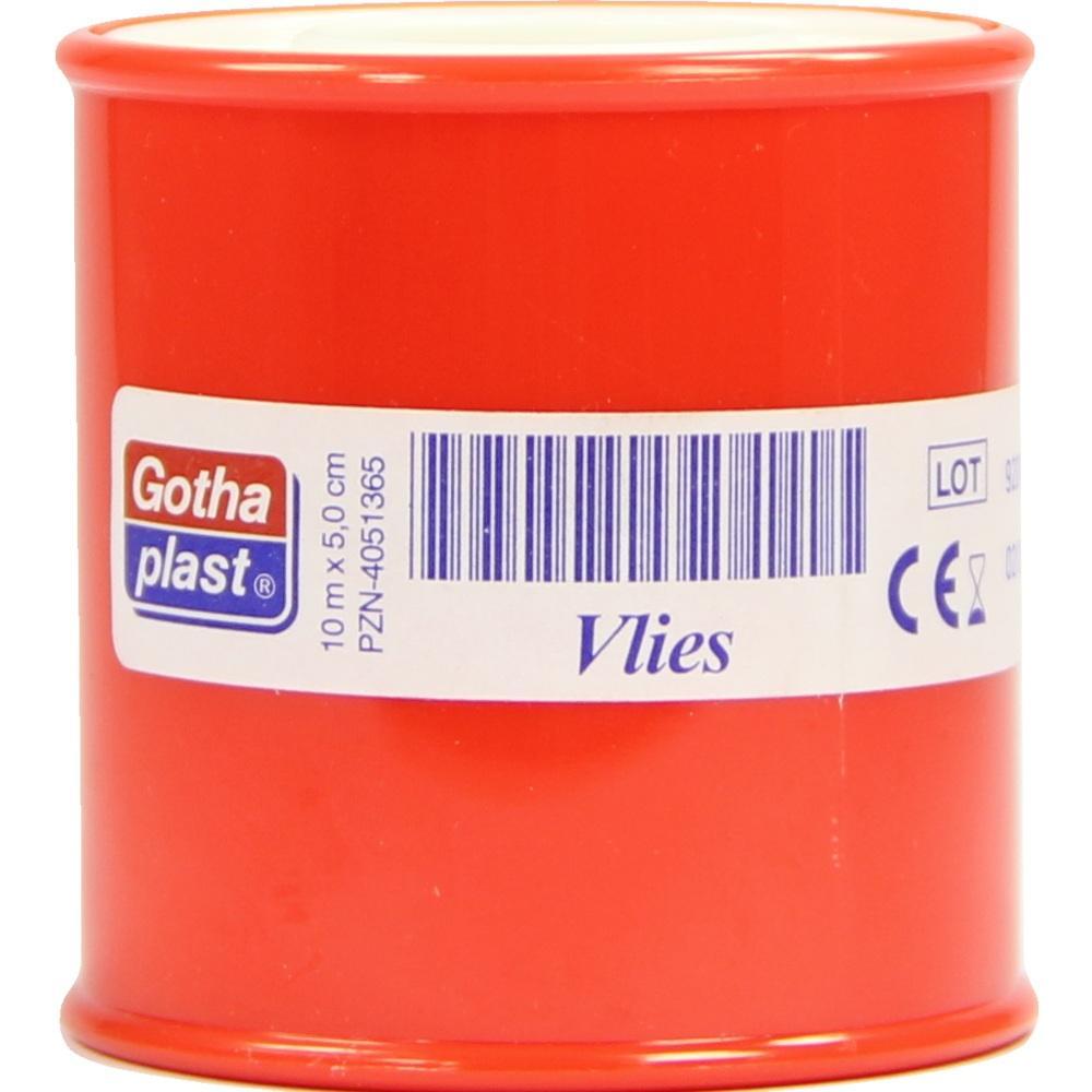 Rote Rolle mit weißem Etikett und blauem Text.