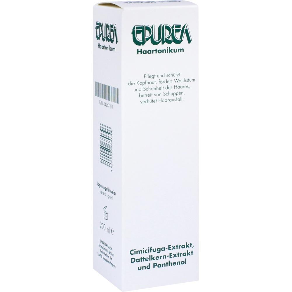 Weiße Schachtel eines Haarpflegeprodukts mit grüner Aufschrift.