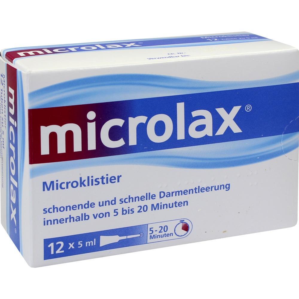 Eine Schachtel Microlax für eine schnelle Darmentleerung.
