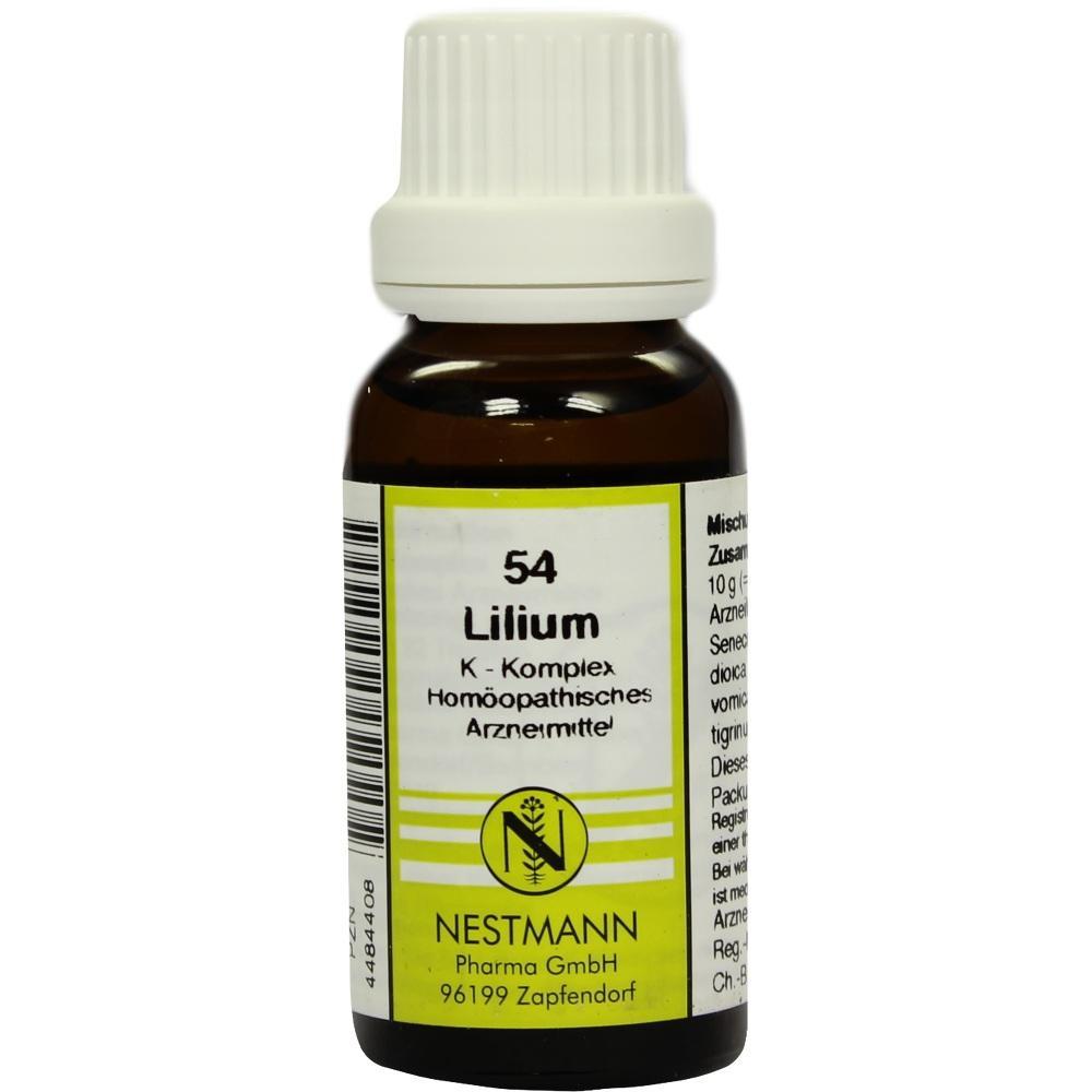 Braunes Fläschchen mit weißem Deckel und Etikett für homöopathisches Mittel.