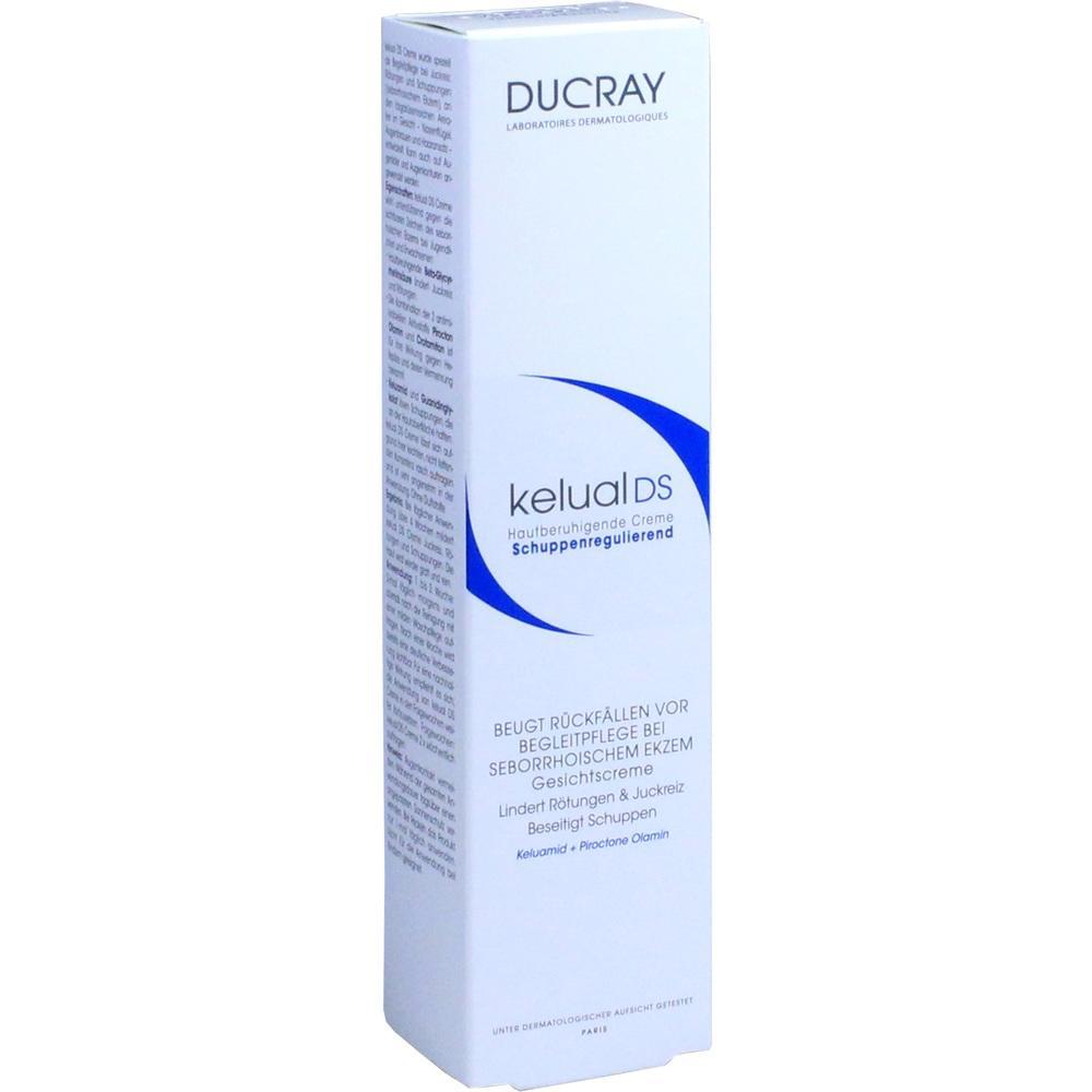Eine wei&szlig;e Packung einer hautberuhigenden Creme der Marke DUCRAY.