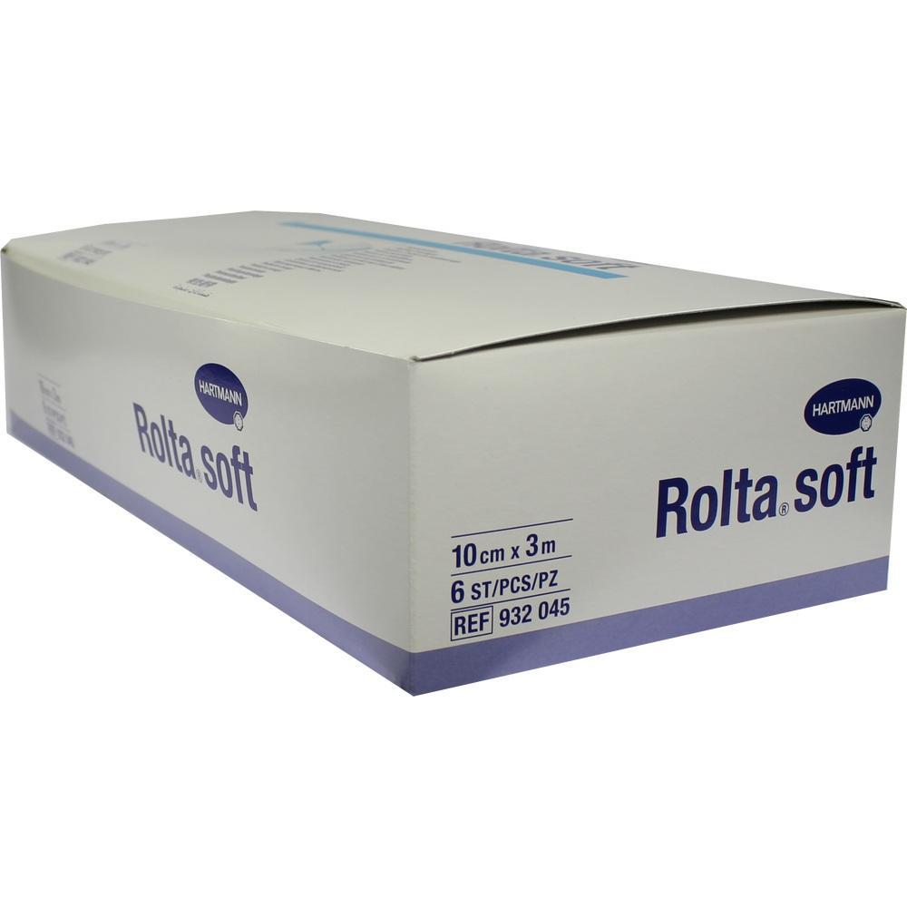 Eine weiße Verpackung mit der Aufschrift "Rolta soft" und Produktdetails.