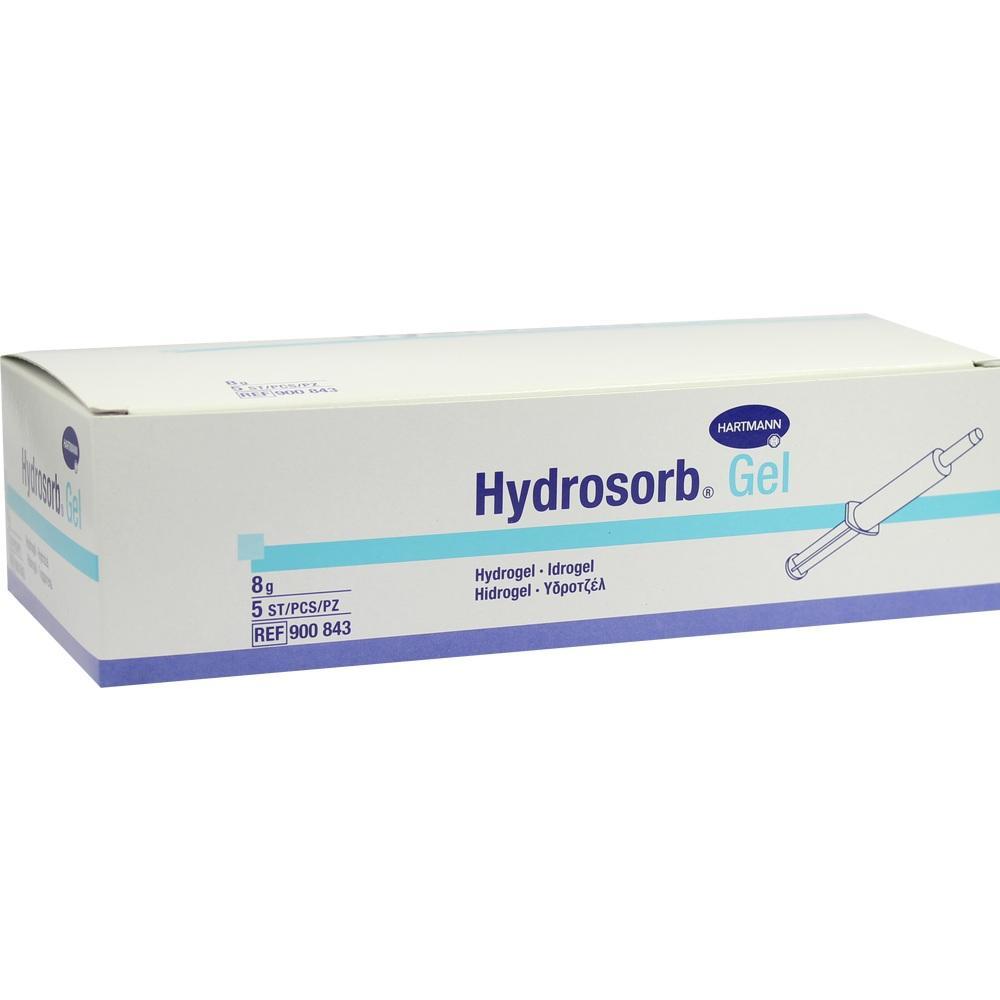 Eine weiße Schachtel mit der Aufschrift "Hydrosorb Gel".