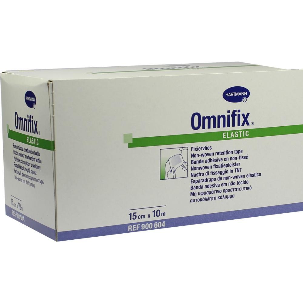 Eine weiße Box mit der Aufschrift "Omnifix Elastic" und medizinischen Angaben.