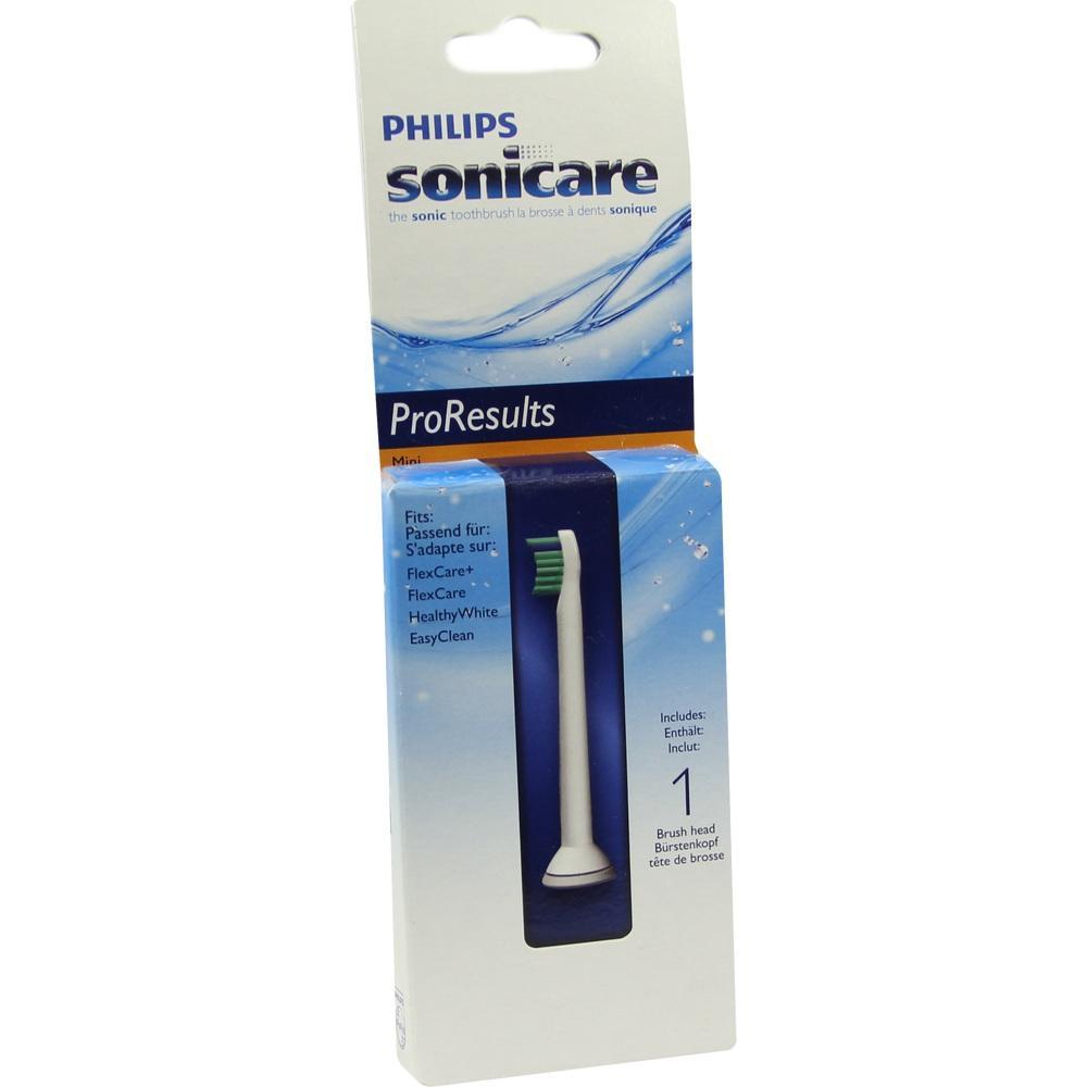 Verpackung einer elektrischen Zahnb&uuml;rsten-Aufsteckb&uuml;rste von Philips Sonicare.