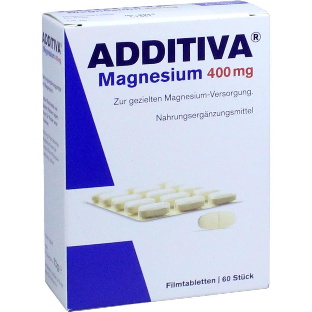 Eine Packung mit Magnesiumtabletten enthält 60 Stück.