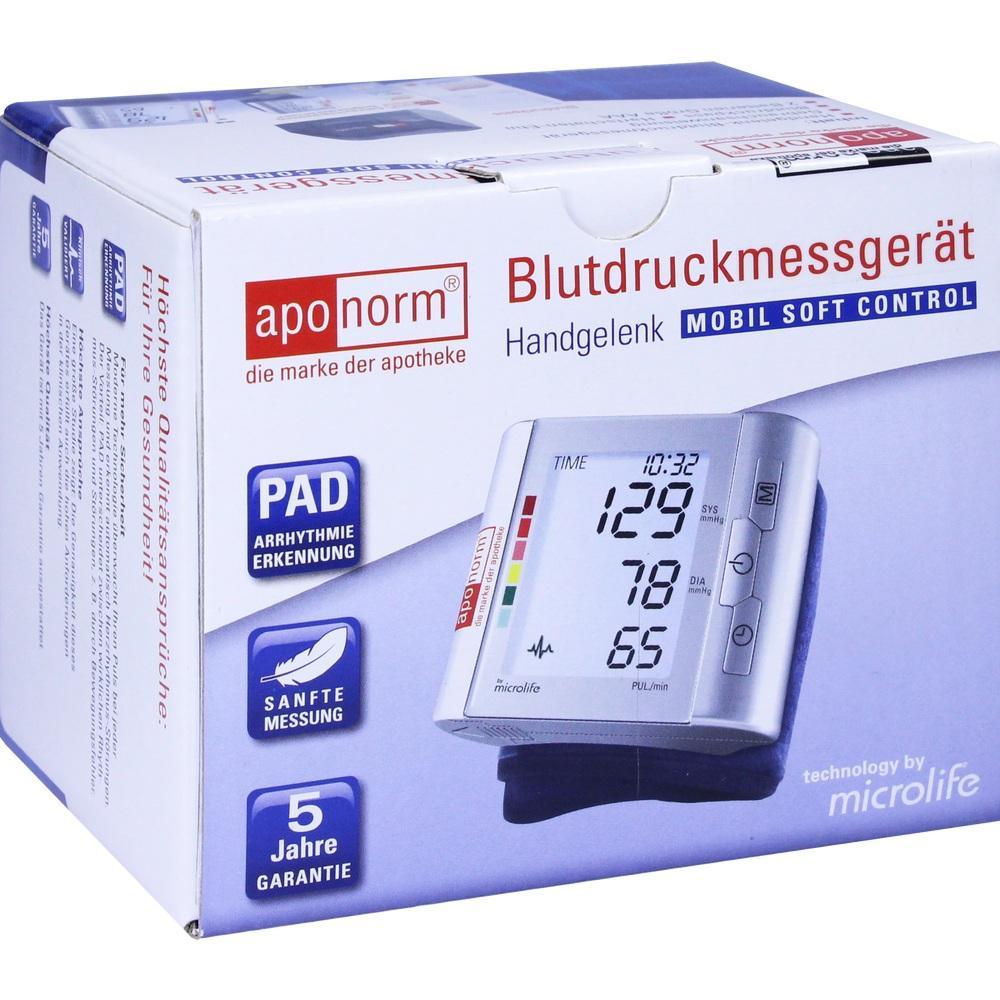 Eine Verpackung für ein apotheken-Blutdruckmessgerät für das Handgelenk.