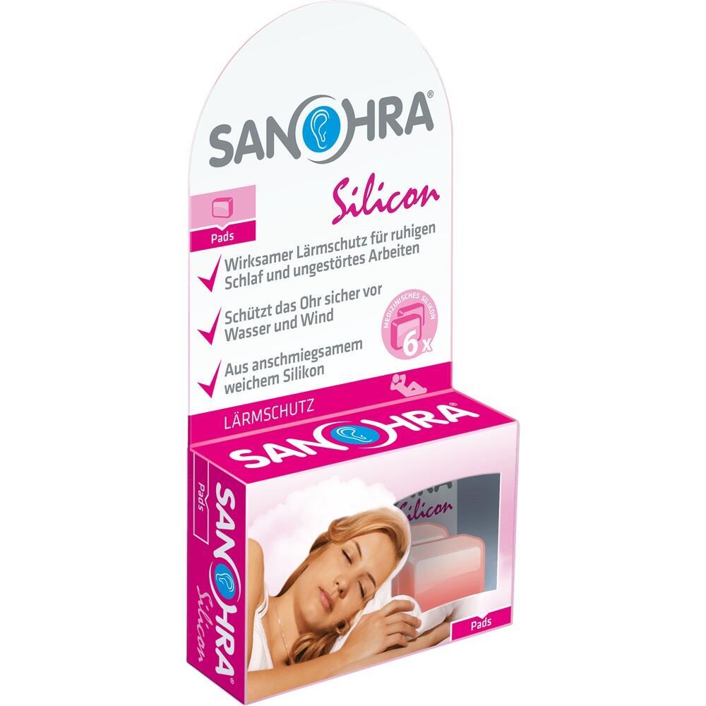 Eine Verpackung für Silikon-Ohrstöpsel zum Lärmschutz.