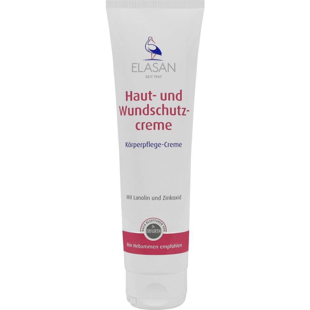 Beige Tube mit Haut- und Wundschutzcreme der Marke Elasan.