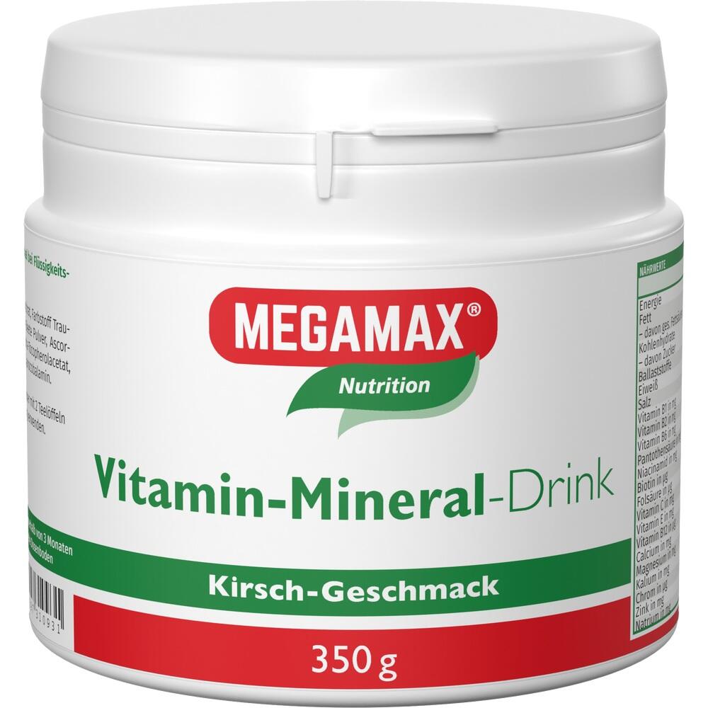Weiße Dose mit Kirschgeschmack Vitamin-Mineral-Drink.