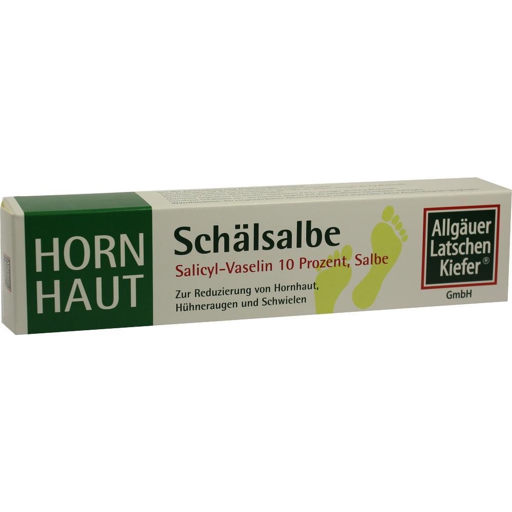 Schälcreme zur Reduzierung von Hornhaut, 10% Salicyl-Vaselin.