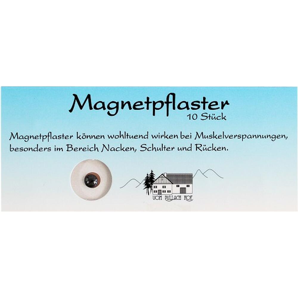 Packung mit Magnetpflaster zur Linderung von Muskelschmerzen.