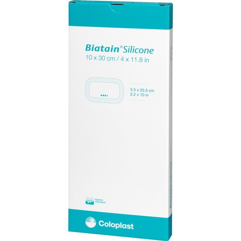 Eine Verpackung von Biatain Silikonverband der Marke Coloplast.