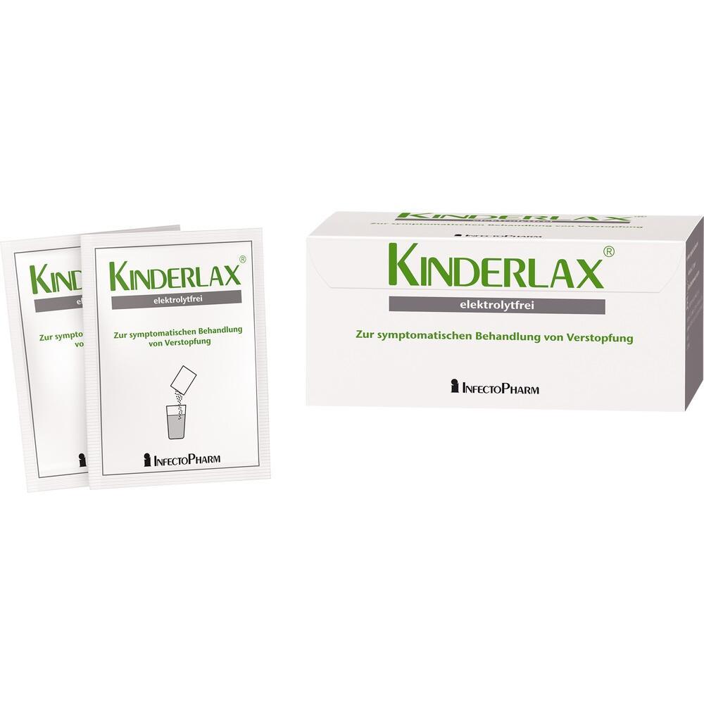 Zwei Packungen und eine Schachtel Kinderlax zur Behandlung von Verstopfung.