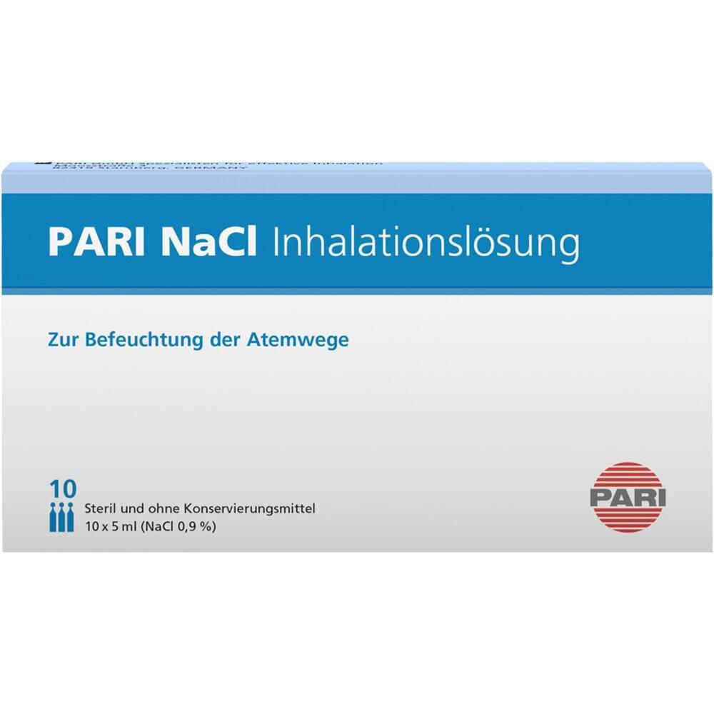 Verpackung einer Inhalationslösung zur Befeuchtung der Atemwege.