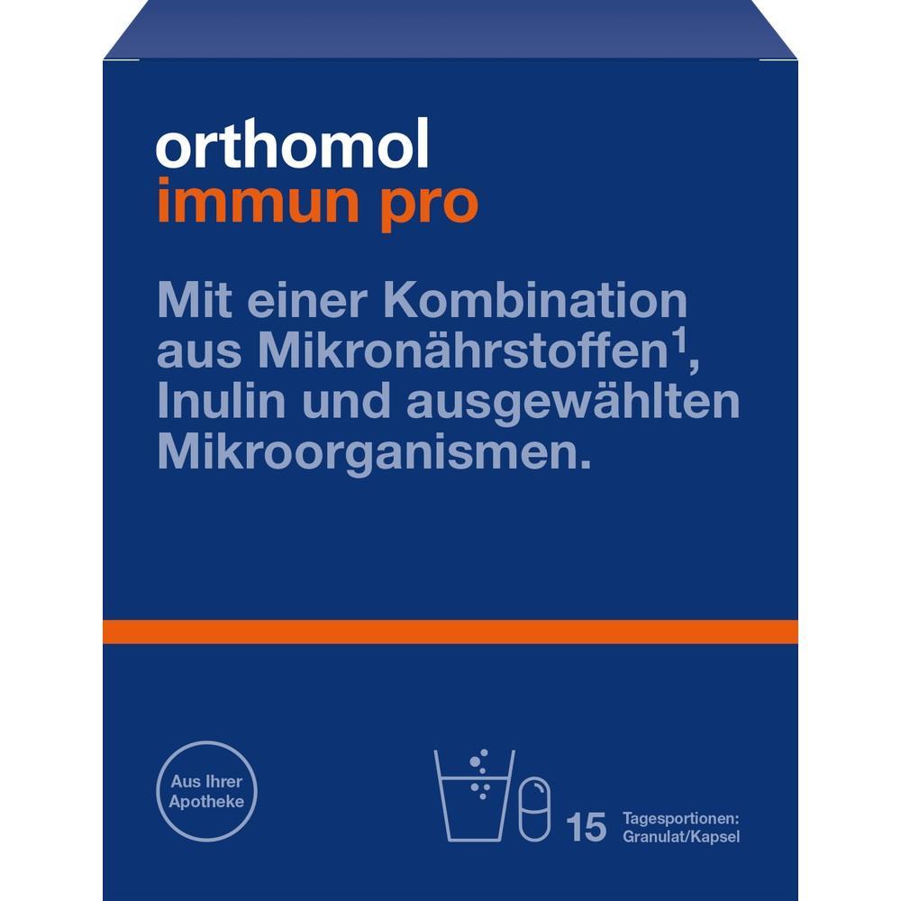 Die Verpackung zeigt Nahrungsergänzungsmittel mit Mikronährstoffen und Mikroorganismen.