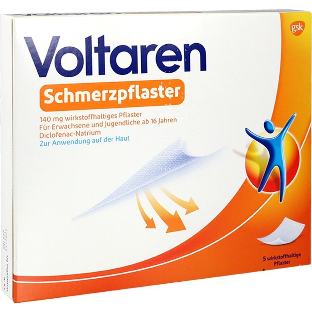 Verpackung eines Schmerzpflasters für Erwachsene und Jugendliche ab 16 Jahren.