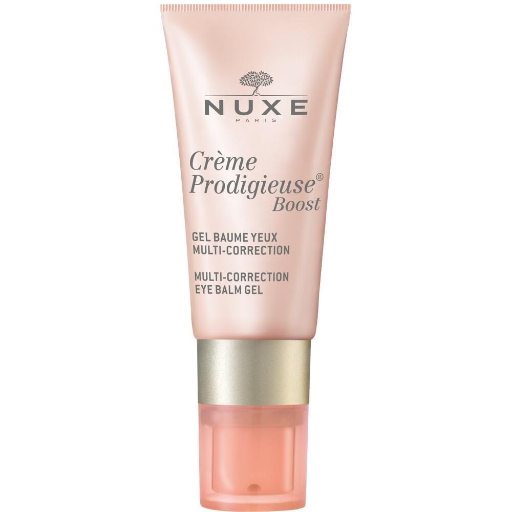 Eine rosa Tube mit Augenbalsam-Gel von Nuxe.