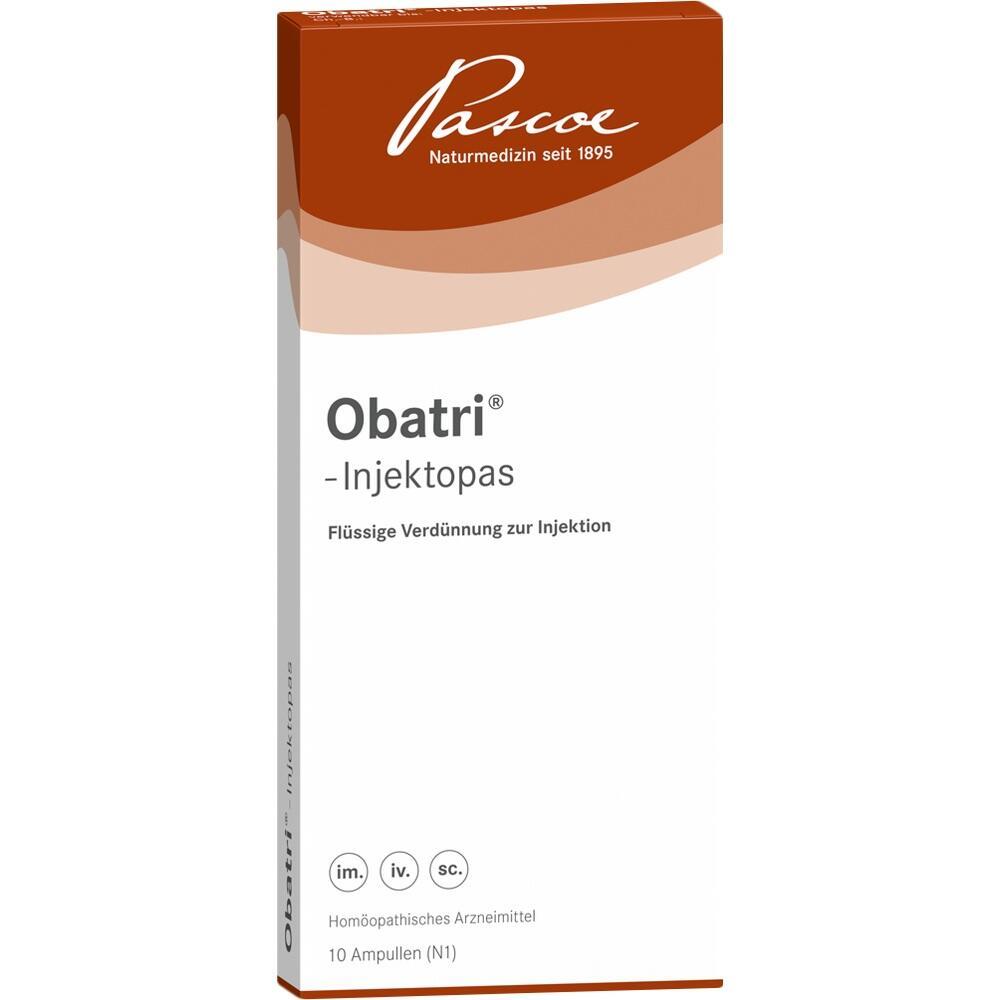 Weiße Medikamentenverpackung mit braunem Logo und Text für Homöopathie.