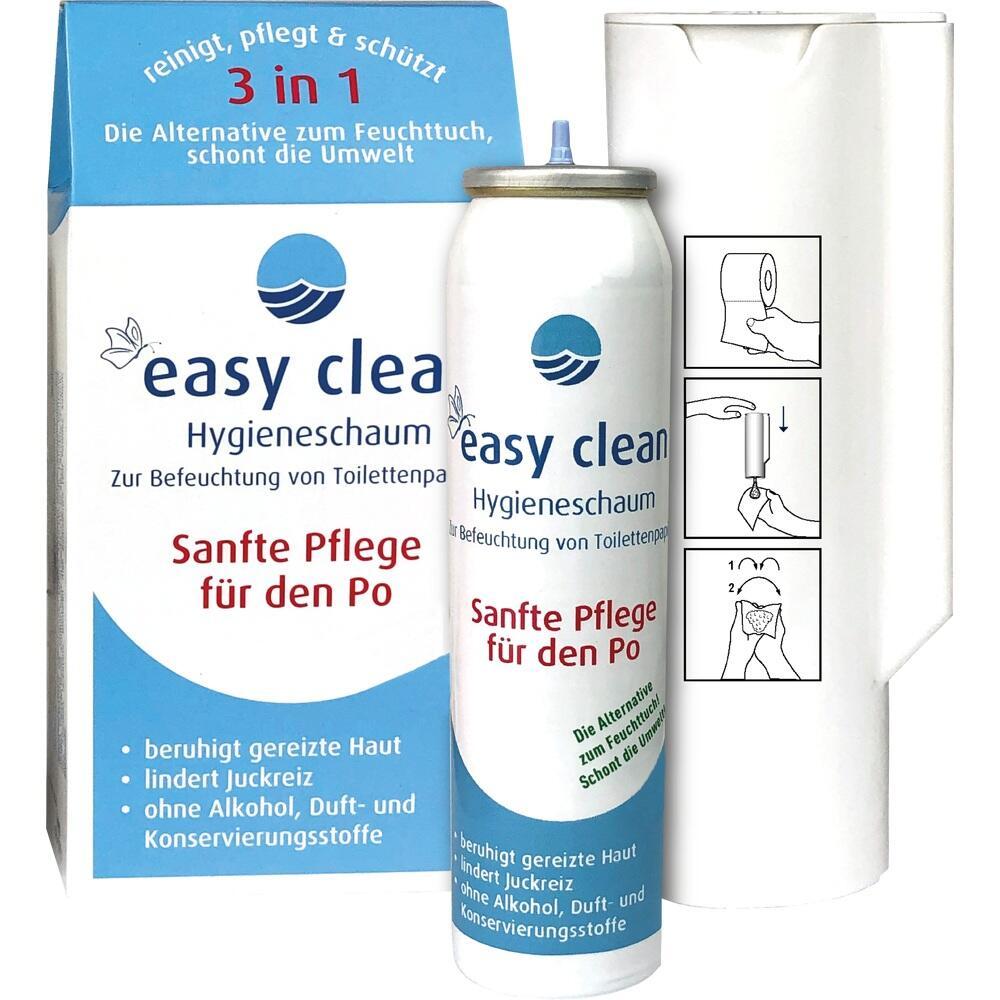 Eine Dose Hygieneschaum zur sanften Pflege und Befeuchtung von Toilettenpapier.