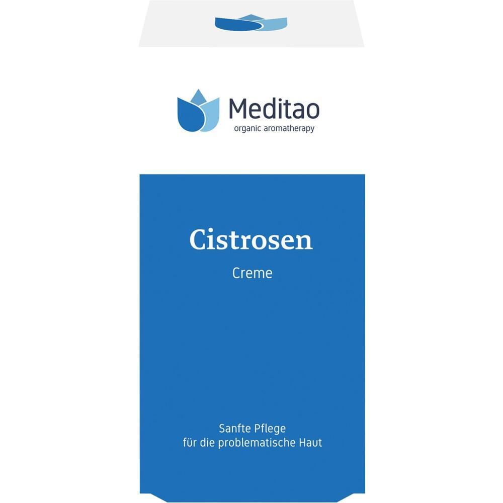 Verpackung einer Hautcreme mit dem Namen "Cistrosen" für problematische Haut.